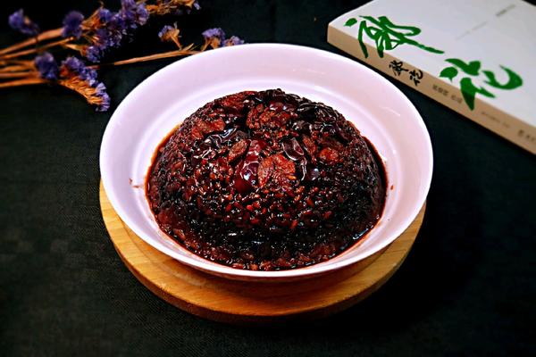 红糖紫米甜饭
