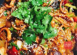 干锅鱿鱼须的做法图解9