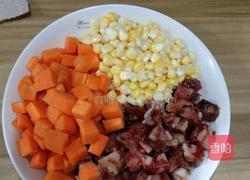 香肠焖饭的做法图解1