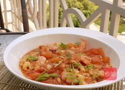 番茄虾仁滑蛋的做法图解13