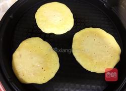 香蕉、火龙果、黑芝麻松饼的做法图解5