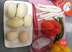 平底锅馒头披萨的做法图解1