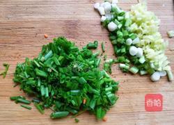 馄饨皮烧麦馅煎饼的做法图解4