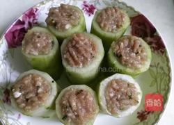 红烧黄瓜塞肉的做法图解7