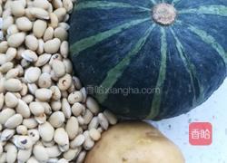 土豆南瓜白扁豆糊的做法图解1