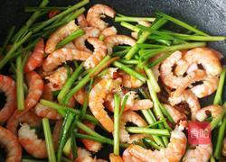 韭菜炒虾仁的做法图解9