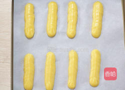 超可爱的草莓雪糕闪电泡芙的做法图解8