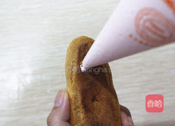 超可爱的草莓雪糕闪电泡芙的做法图解13