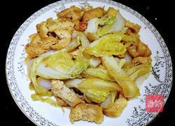 手撕白菜炒油豆腐的做法图解8