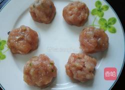 珍珠肉丸的做法图解3