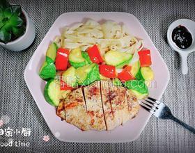 照燒雞胸蔬菜釀皮