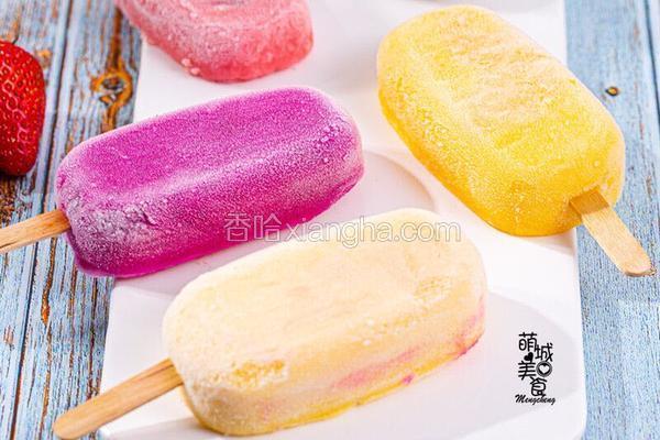 水果酸奶冰棒