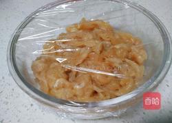 鸡肉丝炒青椒的做法图解3