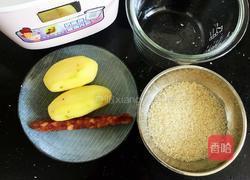 土豆腊肠焖饭的做法图解1