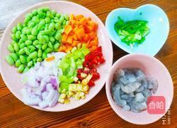 毛豆炒虾仁的做法图解1