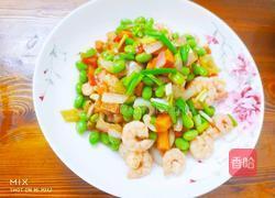 毛豆炒虾仁的做法图解7