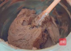 酥脆海盐可可曲奇饼干的做法图解4