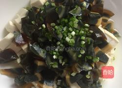 苏式小葱皮蛋拌豆腐的做法图解5