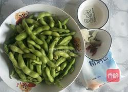 五香盐水毛豆的做法图解1