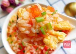 番茄鸡蛋烩饭的做法图解1