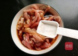 韭菜苔炒肉丝的做法图解8