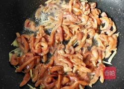 韭菜苔炒肉丝的做法图解13