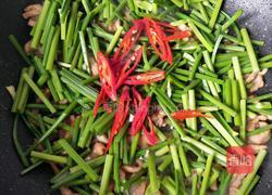 韭菜苔炒肉丝的做法图解14