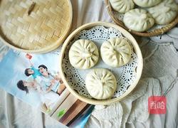 特色肉肉韭苔蒸包的做法图解14
