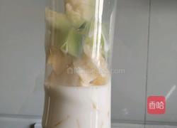苹果哈密瓜奶昔的做法图解2