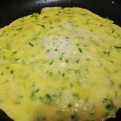 韭菜鸡蛋饼的做法[图]