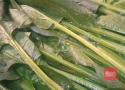 生酮·低碳水减肥麻酱菠菜的做法图解2