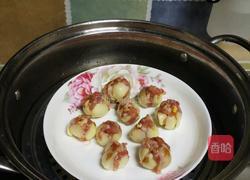 百合蒸肉的做法图解3