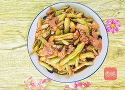 豆角炒肉的做法图解12