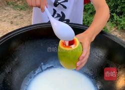 牛奶木瓜的做法图解4