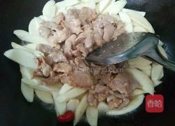 茭白炒肉片的做法图解9