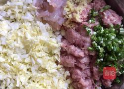 白菜猪肉虾仁水饺的做法图解4