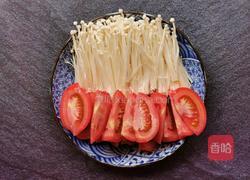 番茄金针菇的做法图解2