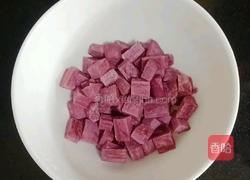 紫薯水果粥 (宝宝辅食）的做法图解2