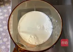 Illustration of how to make egg, milk and oatmeal 3