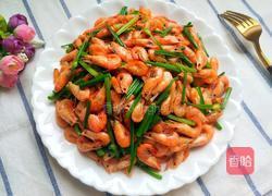 韭菜苔炒河虾的做法图解13