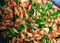 韭菜苔炒河虾的做法图解12