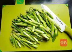 凉拌蒜泥芦笋的做法图解4