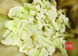 玫瑰腐乳花菜的做法图解4