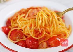 培根番茄意面的做法图解7