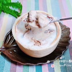 鲜椰浆苦咖啡绵绵冰（椰子油奶白顺滑诱人极了）的做法[图]