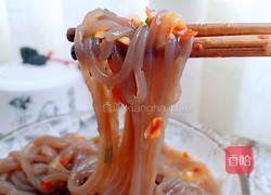 凉拌蕨根粉的做法图解7