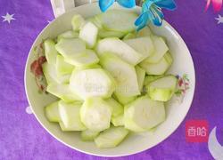 快手丝瓜虾的做法图解4