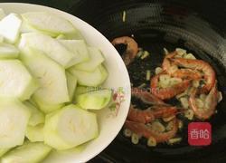 快手丝瓜虾的做法图解8