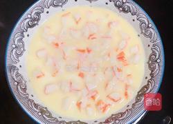 豆浆蟹柳蒸水蛋(经典粤菜)的做法图解10