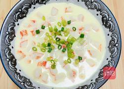 豆浆蟹柳蒸水蛋(经典粤菜)的做法图解12